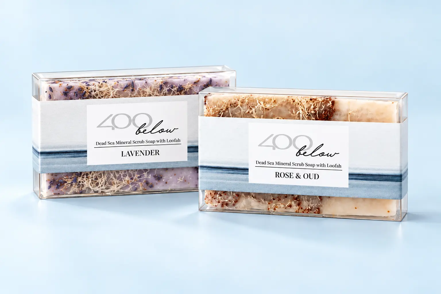 Loofah Soap Duo — 2 products, photographed together
