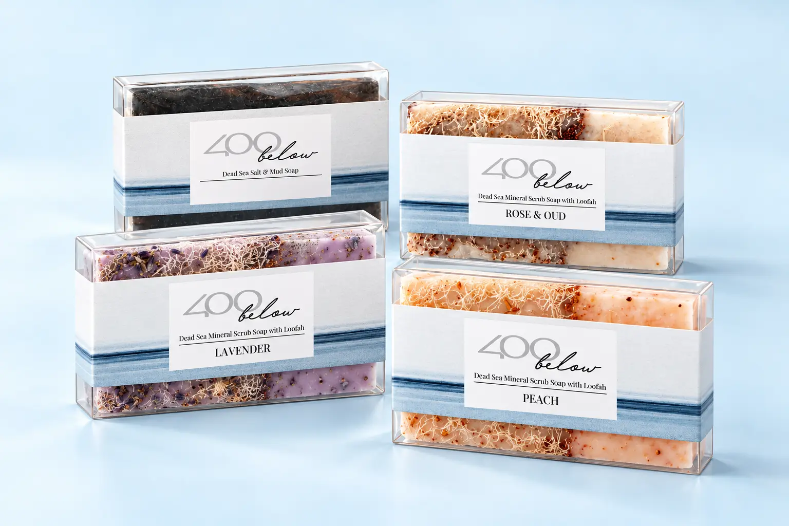 Soap Variety Four-Pack — 4 products, photographed together